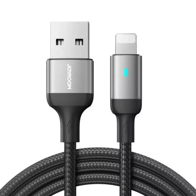 Joyroom Cable USB-A a Lightning, 2,4A, 1,2m, Negro (S-UL012A10)