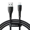 Cable USB-A a Lightning Joyroom Starry Series, 480 Mbit/s, 3A, 1m, negro (SA32-AL3)