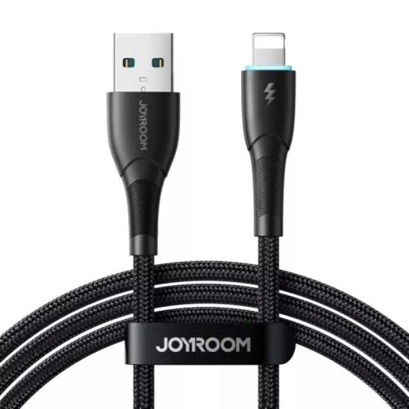 Cable USB-A a Lightning Joyroom Starry Series, 480 Mbit/s, 3A, 1m, negro (SA32-AL3)