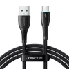 JOYROOM Cable USB-A a USB-C Starry Series, 480 Mbps, 3A, 1 m, negro (SA32-AC3)