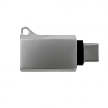 Joyroom Adaptador USB-C Macho a USB-A Hembra Mini S-H151 Plateado