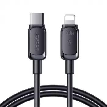 Cable USB-C a Lightning JOYROOM serie Multi-Color A14, 20W, 480 Mbps, 1,2 m, negro (S-CL020A111B)