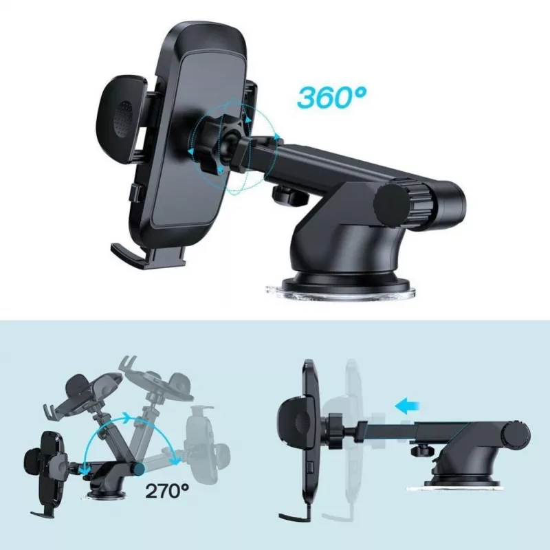 Joyroom soporte para coche para parabrisas y salpicadero para smartphones de 4,7-7