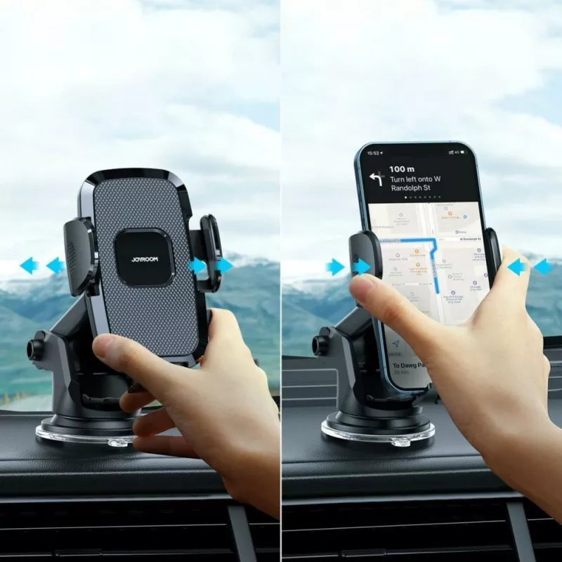 Joyroom soporte para coche para parabrisas y salpicadero para smartphones de 4,7-7