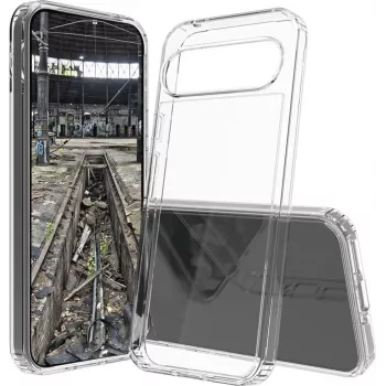 JT Berlin BackCase Pankow Clear para Google Pixel 9 y Pixel 9 Pro - funda de TPU transparente 11084