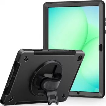 JT Berlin Funda Rugged Kickstand y correa de mano para Samsung Galaxy Tab A11+ 2025 negra Bulk 30023