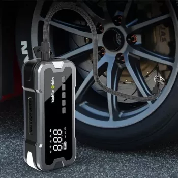 Arrancador de baterías y compresor de aire CA01 12000mAh 600A pico 150 PSI