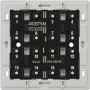 Jung 4008 TSM Módulo pulsador, 1 polo, 250 V AC, 10 A, bornes de tornillo, empotrar, blanco