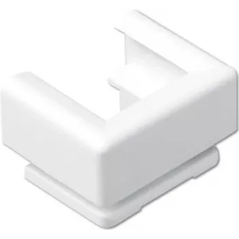 JUNG 12 WW pasacables deslizante para canal de 15 x 15 mm, termoplástico, blanco alpino