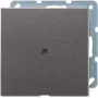 Jung AL2990AAN placa central antracita para regulador de giro e interruptor
