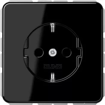 JUNG CD 1520 BFKI SW Tapa para placa central, 1 elemento, Negro