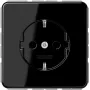 JUNG CD 1520 BFKI SW Tapa para placa central, 1 elemento, Negro