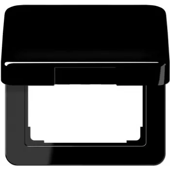JUNG CD590KLSW tapa con tapa abatible 50x50 mm negro brillante para serie CD 500