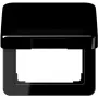 JUNG CD590KLSW tapa con tapa abatible 50x50 mm negro brillante para serie CD 500