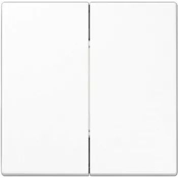 JUNG ENOLS995WW Emisor de pared por radio EnOcean de 4 canales, sin batería, blanco alpino