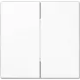 JUNG ENOLS995WW Emisor de pared por radio EnOcean de 4 canales, sin batería, blanco alpino