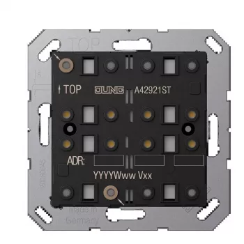 JUNG KNX Módulo de pulsador A 4292 1ST, 2 canales, F40, Secure, Serie AS/A