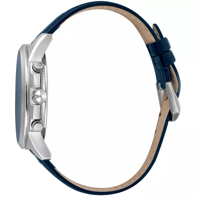 JUST CAVALLI MAN JC1G175L0225 Reloj de cuarzo 42mm esfera azul correa de piel