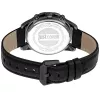 JUST CAVALLI MAN JC1G175L0245 Reloj de cuarzo analógico 42mm esfera azul correa de piel marrón
