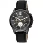JUST CAVALLI MAN JC1G175L0245 Reloj de cuarzo analógico 42mm esfera azul correa de piel marrón