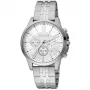 JUST CAVALLI MAN JC1G175M0255 Reloj de pulsera analógico de cuarzo 42mm correa de acero inoxidable milanesa esfera negra