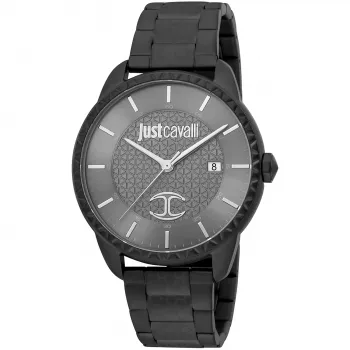 JUST CAVALLI MAN JC1G176M0065 42mm Acero inoxidable Reloj de cuarzo