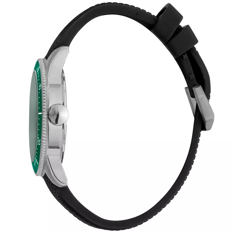 JUST CAVALLI MAN JC1G179P0015 42mm reloj analógico de cuarzo - esfera negra, correa de piel