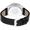 JUST CAVALLI MAN JC1G214L0015 46mm Reloj analógico de cuarzo esfera negra correa de piel negra