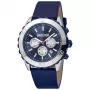 Reloj JUST CAVALLI MAN JC1G214L0045 44mm esfera azul correa de piel