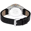 JUST CAVALLI MAN JC1G215L0035 42mm reloj analógico de cuarzo esfera negra correa de piel negra