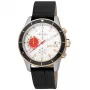 JUST CAVALLI MAN JC1G215L0035 42mm reloj analógico de cuarzo esfera negra correa de piel negra