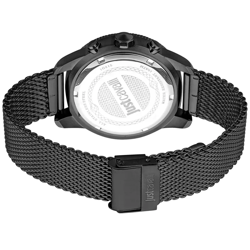 JUST CAVALLI MAN JC1G215M0075 41mm reloj de cuarzo de acero inoxidable