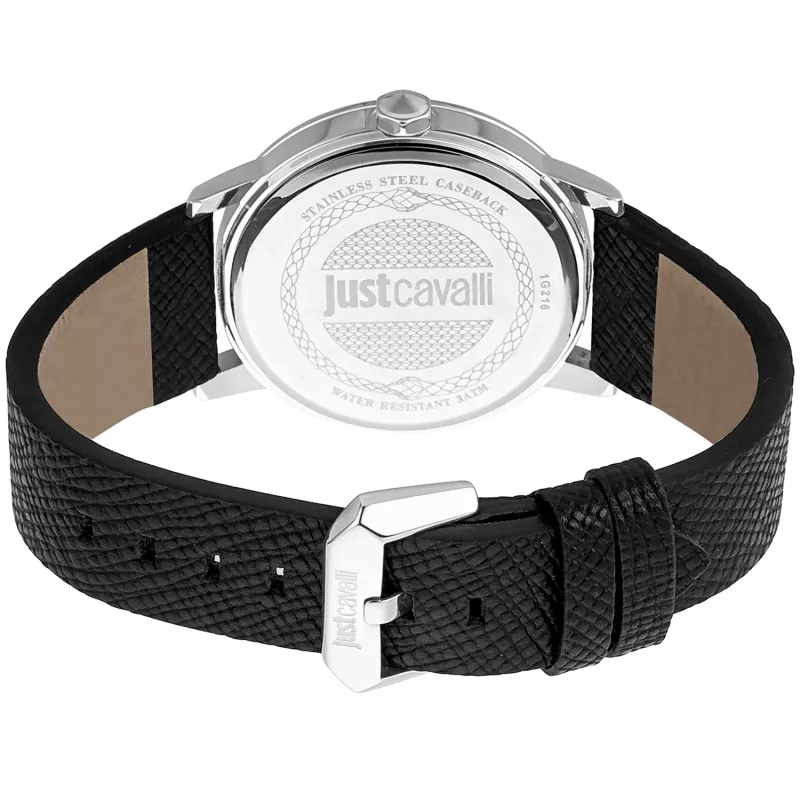 JUST CAVALLI MAN JC1G216L0015 Reloj de cuarzo 42mm esfera azul correa de piel