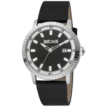 JUST CAVALLI MAN JC1G216L0015 Reloj de cuarzo 42mm esfera azul correa de piel