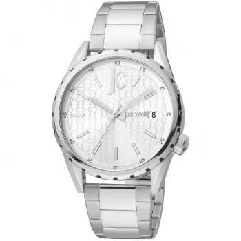 Reloj de hombre JUST CAVALLI MAN JC1G217M0055 cuarzo analógico 42 mm acero inoxidable esfera azul correa plateada