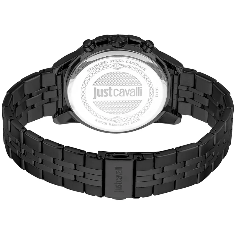 JUST CAVALLI MAN Reloj JC1G175M0275 42mm acero inoxidable esfera azul