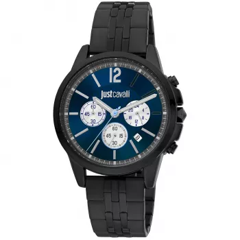 JUST CAVALLI MAN Reloj JC1G175M0275 42mm acero inoxidable esfera azul