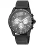 JUST CAVALLI Reloj para hombre JC1G204M0065 44mm esfera azul correa de malla de acero inoxidable