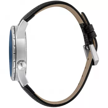 JUST CAVALLI Reloj de cuarzo analógico hombre JC1G217L0025 42mm esfera azul correa de piel azul