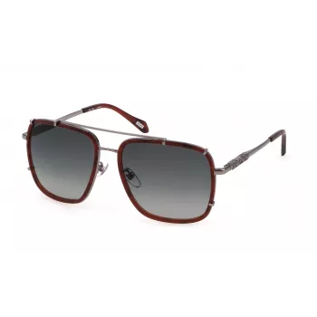 Gafas de sol unisex JUST CAVALLI SJC030V5809JC Havana acetato marrón degradado 58mm