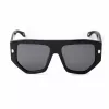 JUST CAVALLI Gafas de sol unisex SJC097V580700 montura acetato negra lentes policarbonato grises 58/17/140 mm