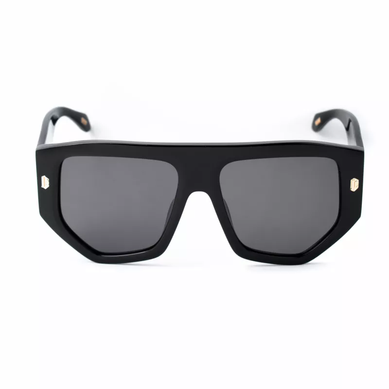 JUST CAVALLI Gafas de sol unisex SJC097V580700 montura acetato negra lentes policarbonato grises 58/17/140 mm