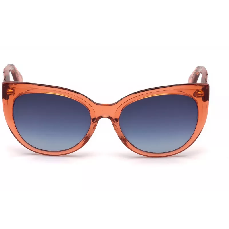 JUST CAVALLI Gafas de sol para mujer JC836S-66W Montura de acetato mariposa Havana Lentes degradadas marrones 56/18/140 mm
