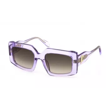 JUST CAVALLI Gafas de sol mujer SJC020V5406SC - montura de acetato negra, cristales grises tintados, 54/21/140 mm