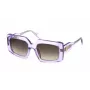 JUST CAVALLI Gafas de sol mujer SJC020V5406SC - montura de acetato negra, cristales grises tintados, 54/21/140 mm