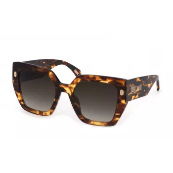 Gafas de sol de mujer JUST CAVALLI SJC021-530743 montura de acetato havana lente degradada marrón 53 mm