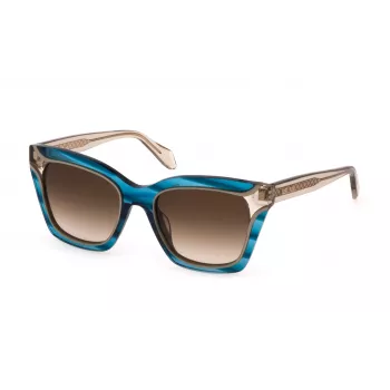 JUST CAVALLI Gafas de sol mujer SJC024V520931 Montura de acetato havana lentes marrones degradadas 52mm