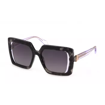 JUST CAVALLI Gafas de sol para mujer SJC027-53096N Havana/marrón montura marrón lentes marrones degradadas 53/15/140 mm