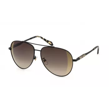 JUST CAVALLI Gafas de sol de mujer SJC029-60305G Shiny Black Gradient Smoke 60/15/140 mm