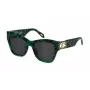 Gafas de sol para mujer JUST CAVALLI SJC037-54092I Havana marrón acetato montura geométrica 54mm